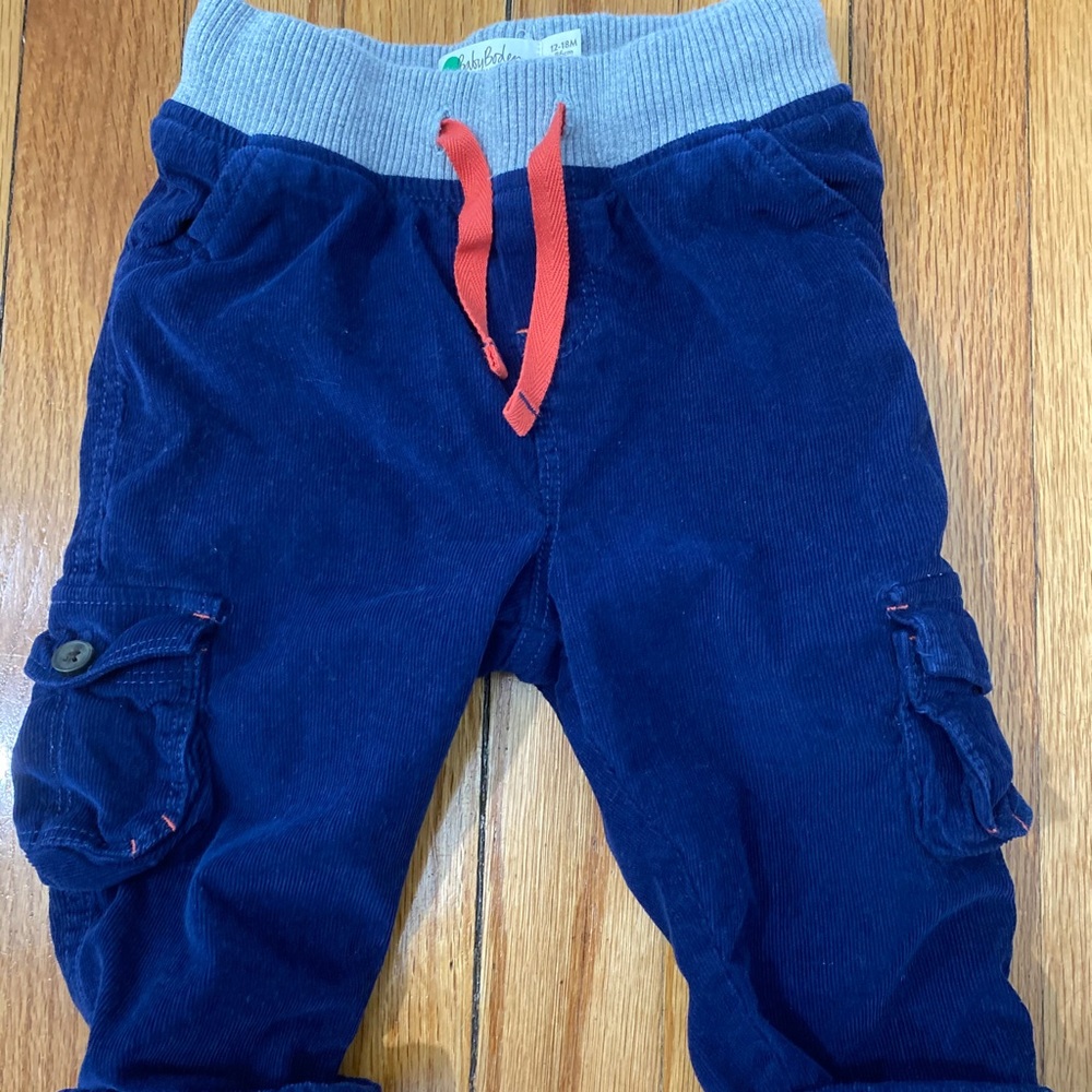 Baby Boden Corduroy Cargo Pants
